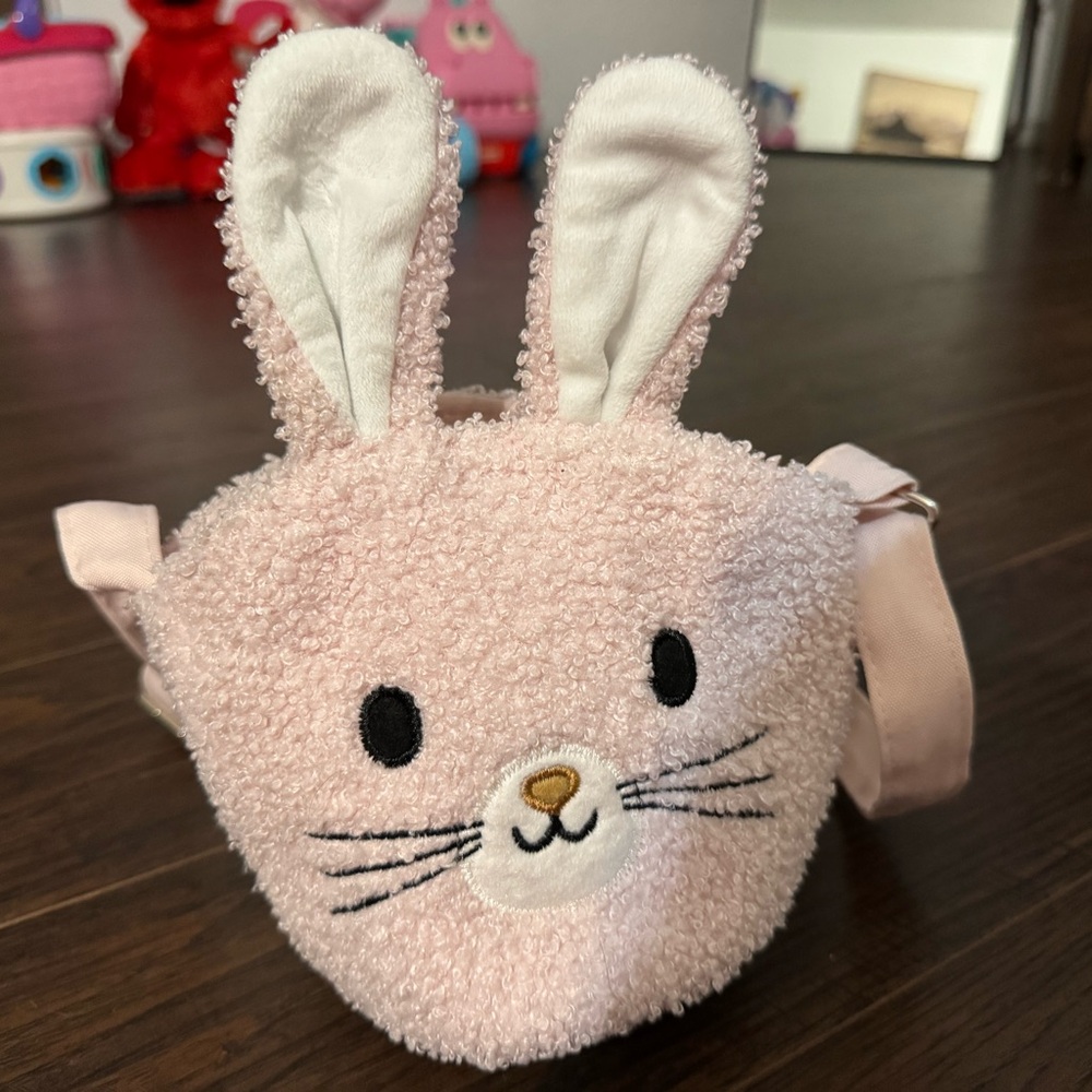Cute Pink Easter Bunny Crossbody Bag 🐣🐰